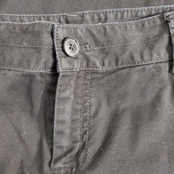 Ann Taylor Loft Women Pants Sz 6 Marisa Cropped Mid Rise Black Stretch Straight - Picture 7 of 10